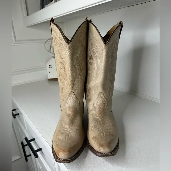 Bed|Stu Cobbler Series Women’s Handcrafted Leather Cowboy Boots Goodyear Welt - Picture 2 of 11